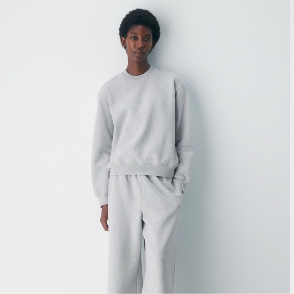 Aritzia NWT Sweatfleece Perfect Crew